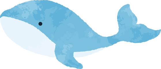 くじらのイラスト © Rambutan