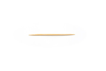  Close-up toothpick isolated on the white background.