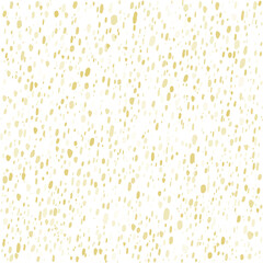 Golden Abstract Flying Spots ang Dots Vector seamless pattern