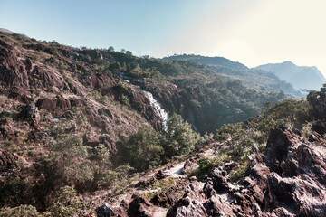 view of the mountains