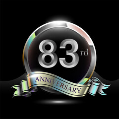 83rd silver anniversary logo