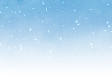 Fototapeta premium 背景素材_水彩テクスチャ_星空