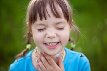 portrait of a little girl