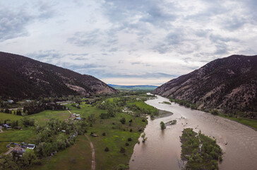Naklejka premium Livingston, Montana