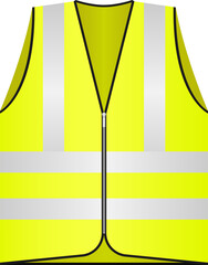 Safety vest clipart design illustration