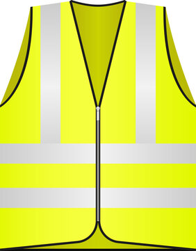 Safety Vest Clipart Design Illustration