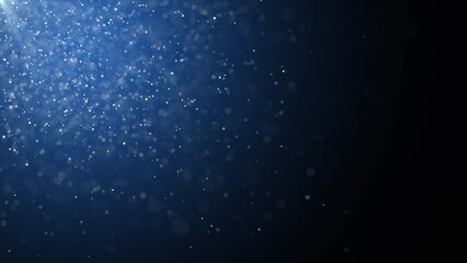 christmas flakes worship light rays background video