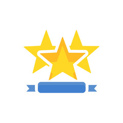 stars icon, evaluation concept, vector illustration