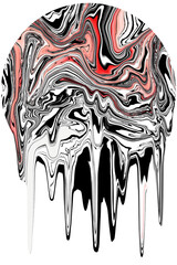 Colorful abstract expressionist digital painting background, contemporary art, modern art