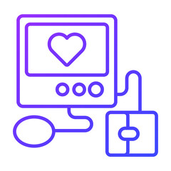 blood pressure gauge Modern concepts design, vector illustration