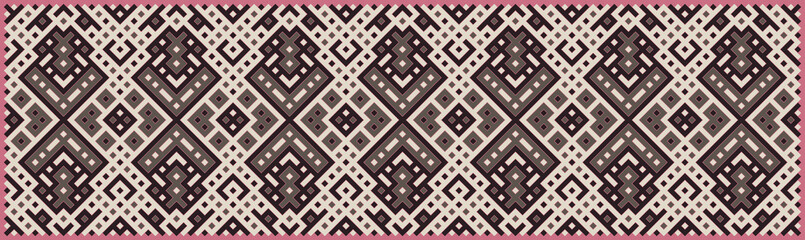 Multicolor truchet tiling connections illustration