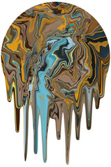 Colorful abstract expressionist digital painting background, contemporary art, modern art