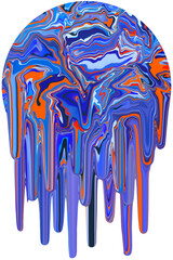 Colorful abstract expressionist digital painting background, contemporary art, modern art