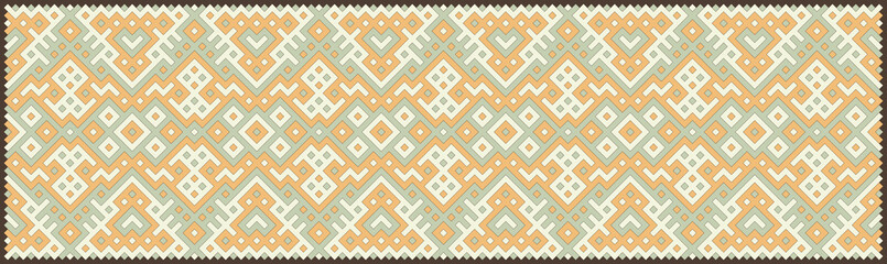 Multicolor truchet tiling connections illustration