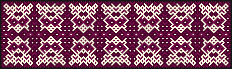 Multicolor truchet tiling connections illustration