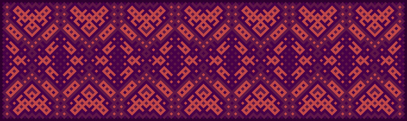 Multicolor truchet tiling connections illustration