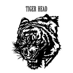tiger head vector
