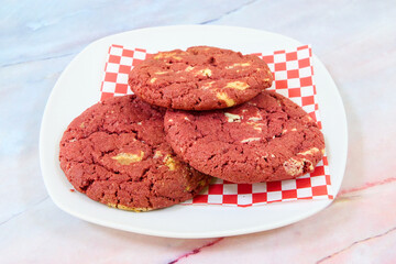 A plate with handmade cookies