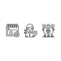 Set of Medical and Healthcare, vector icons. Premium quality symbols.