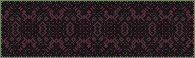 Multicolor truchet tiling connections illustration