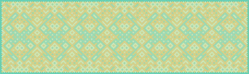 Multicolor truchet tiling connections illustration