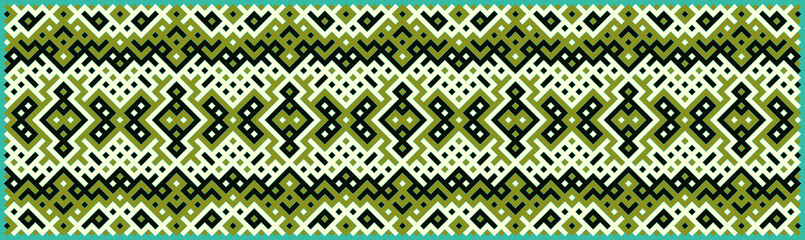 Multicolor truchet tiling connections illustration