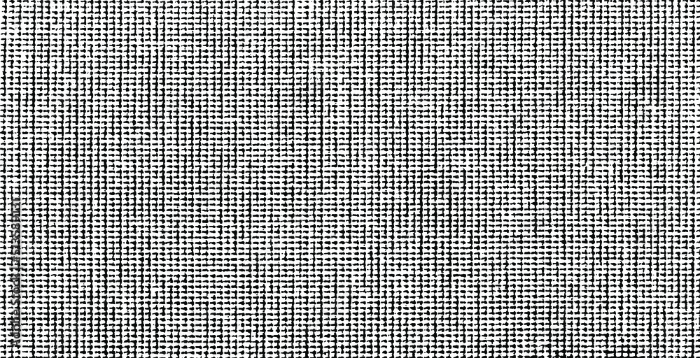 Wall mural vector fabric texture. distressed texture of weaving fabric. grunge background. abstract halftone ve