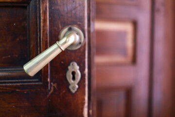 Details of brass handle