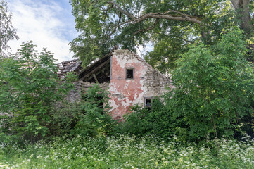 ruins of building