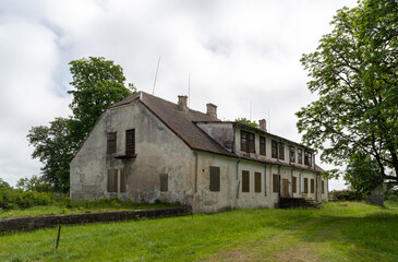 Fototapeta na wymiar manor in saaremaa