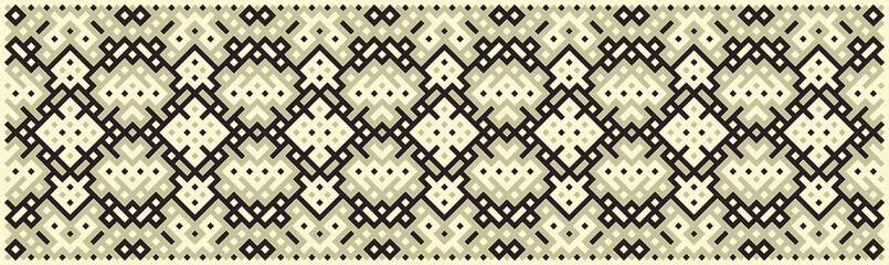 Multicolor truchet tiling connections illustration