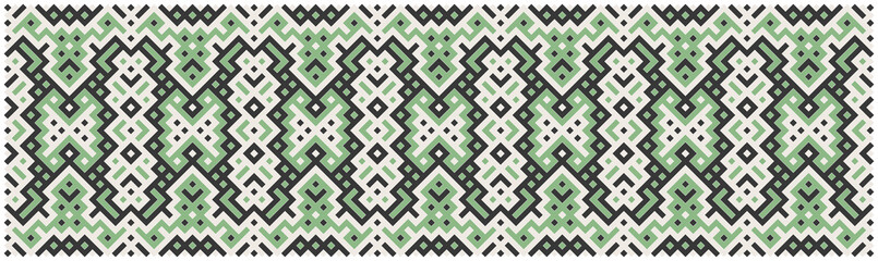 Multicolor truchet tiling connections illustration