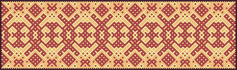 Multicolor truchet tiling connections illustration