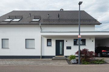 mordern house facade in south germany