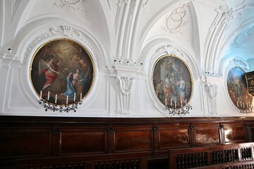 Forio - Dipinti di Alfonso Di Spigna nella Chiesa di Santa Maria Visitapoveri