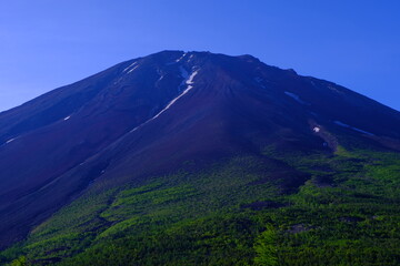 Naklejka na ściany i meble Mt. Fuji from the 4th to 5th stations Okuniwa 06/27/2022
