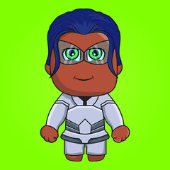Vector illustration of cute baby,
Kids wearing colorful costumes.
