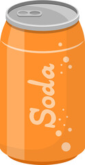 Soda can clipart design illustration