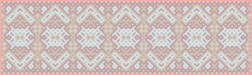 Multicolor truchet tiling connections illustration