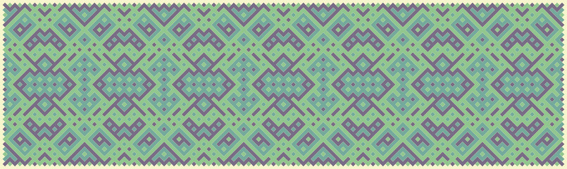 Multicolor truchet tiling connections illustration