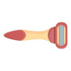 Care razor icon cartoon vector. Aromatic wax. Cosmetic care