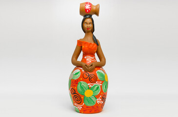 Handcrafted ceramic work made by Brazilian artists, usually sold in tourist cities. Object by...