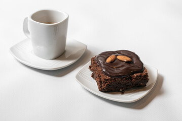 coffee cup concept minimal white background