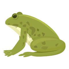 Water frog icon cartoon vector. Cute character. Baby frog