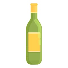 Argentinian wine bottle icon cartoon vector. Travel america. Culture tourism