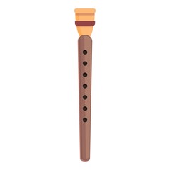 Armenia flute icon cartoon vector. Medieval travel. Tourism country