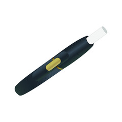 Stylish dark blue electronic cigarette