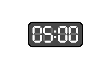 Digital clock, Alarm digital clock, Modern clock,  Clock vector, Vector format,