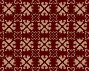 Geometric Seamless Pattern with Tribal Shape. Designed in Ikat, Boho, Aztec, Folk, Motif, Luxury Arabic Style. Ideal for Fabric Garment, Ceramics, Wallpaper. Vector Illustration