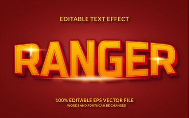 Ranger text effect